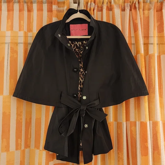 EUC Betsey Johnson Cape Coat - Picture 1 of 8